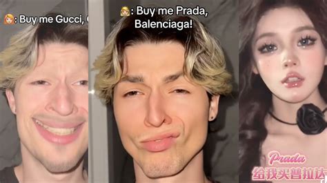 prada balenciaga meme